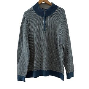 Brooks Brothers Supima Cotton 1/4 Quarter Zip Pullover Size XL